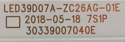 KIT DE LED'S PARA TV JVC (3 PIEZAS) / NUMERO DE PARTE LED39D07A-ZC26AG-01E / 30339007040E / 39000M83 / 201102BB08 / PANEL V400HJ9-PE1 / MODELO LT-40MAW300 - Imagen 4